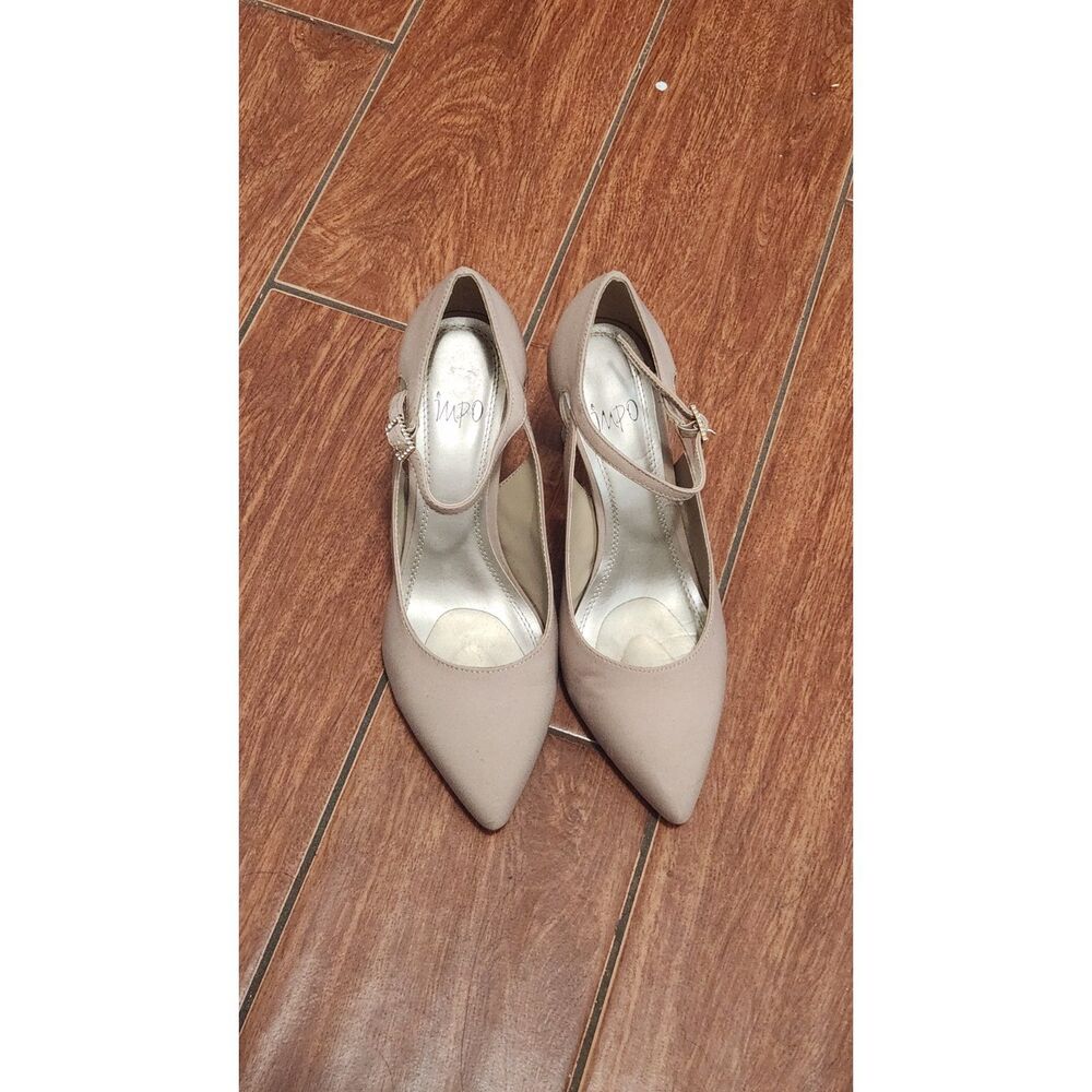 Impo Women's Heels 3" in Beige Nude sz 8.5 M pageant